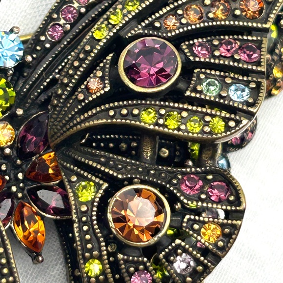 GORGEOUS Vintage Heidi Daus Butterfly Brooch EUC - Picture 7 of 14